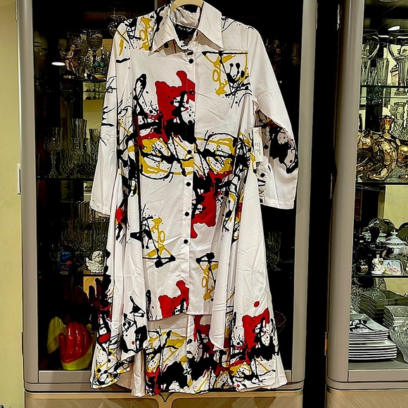 Step In Style Dresses & Skirts - COPY - Step In style M Long Sleve Shirt Dress
